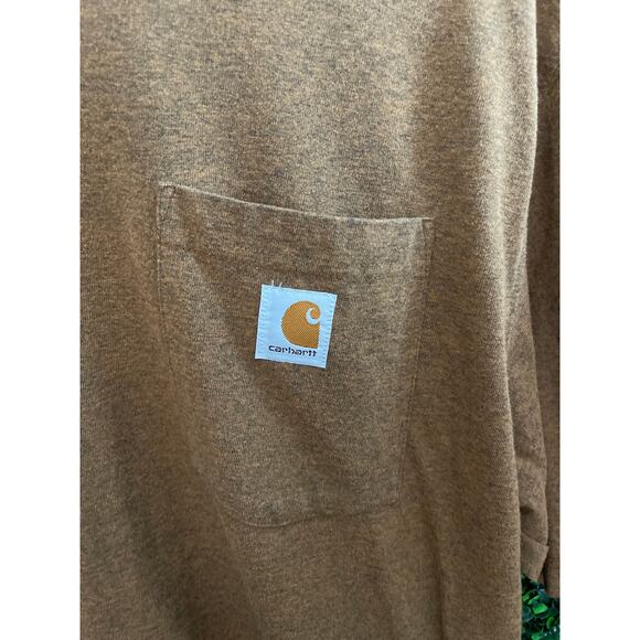 Carhartt, men’s Large Brown Tshirt - Picture 2 of 4